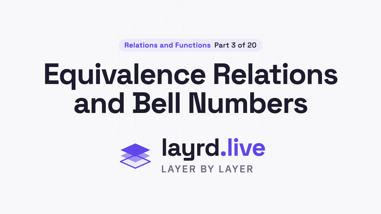 Equivalence Relations and Bell Numbers
